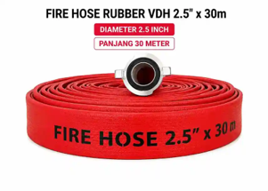 Fire Hose Rubber VDH 2.5\" × 30m