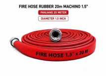 Fire Hose Rubber 20m Machino 1.5\"–3\"